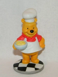 Disney Winnie The Pooh Chef /Baker w/ Hat, Apron & Bowl Milne & Shepard Figurine - Picture 1 of 8