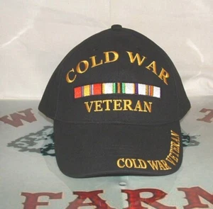 US Armed Forces Cold War Veteran 100% Cotton Military Licensed Embroidered Cap. - Picture 1 of 3