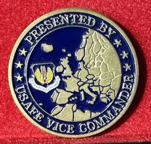 Authentic Challenge Coin ~ United States Air Force - Europe Vice Commander - Bild 1 von 6