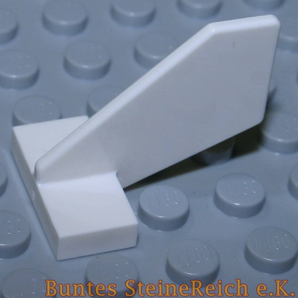 SK36) 10 Stück weisse Heck Flügel / Seitenruder 6253365 in weiß 2x2x2 & NEU ! - Bild 1 von 1