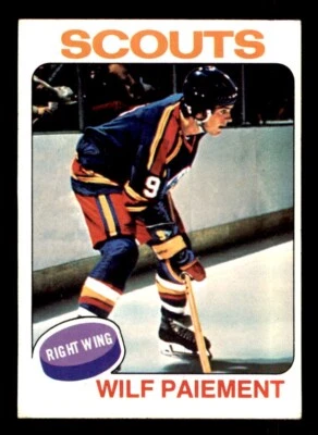 1975 Topps Hockey #195 Wilf Paiement EX - Image 1 of 2
