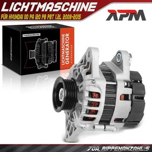 Generatore alternatore 70A per Hyundai i10 PA i20 PB PBT 1.2L 2008-2015 - Foto 1 di 8