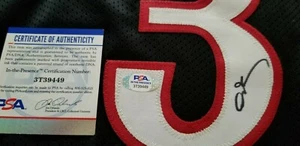 Allen Iverson Signed 76ers Custom Black Basketball XL Jersey PSA/DNA 3T39449 - Picture 1 of 6