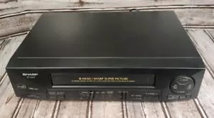 Videoregistratore VHS SHARP VC-A410U 4 testine videoregistratore senza telecomando TESTATO FUNZIONANTE - Foto 1 di 6