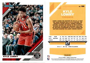 Kyle Lowry 2019 Donruss Basketball Card 188  Toronto Raptors