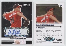 2008 Just Minors Just Stars Black Edition Auto /25 Cole Rohrbough #70 Auto