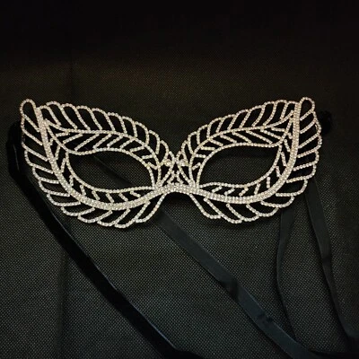 New Rhinestone Party Masquerade Eye Mask  - Image 1 of 4