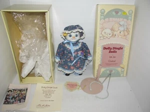 Vintage 1989 Porcelain GOEBEL DOLLY DINGLE MUSICAL CAT DOLL by Bette Ball w/ Box - Picture 1 of 10