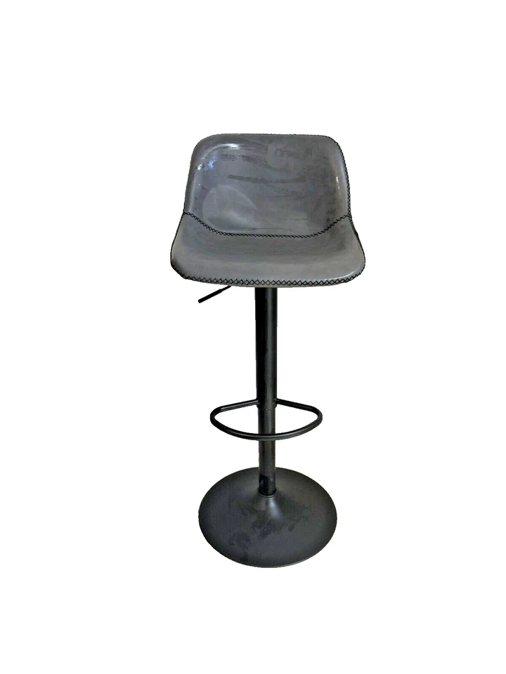 Juego de 2 taburetes de bar industriales de altura ajustable Duke de 31,25" - LumiSource Foto 1 de 4