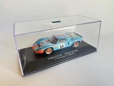 1/43 IXO Modelos Ford GT40 #9 Ganador Le Mans 1968 Pedro Rodríguez, Lucien Bianch Foto 1 de 4