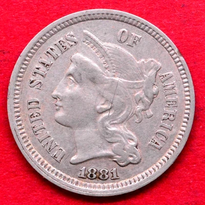 1881 THREE CENT NICKEL - Image 1 of 3
