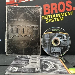 Doom 3 Steelbook Limited Collector's Edition W.Manual Microsoft Xbox TESTED - Picture 1 of 11
