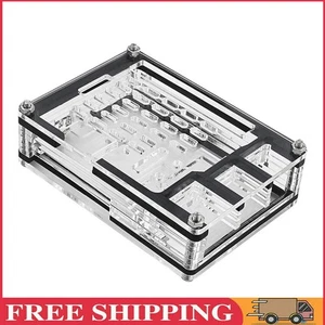 Akrylowe etui ochronne pasuje do Raspberry Pi 5 4GB / 8GB (Just Case) - Zdjęcie 1 z 12