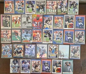 Lot of Football Cards NFL Barry Sanders Bo Jackson Deion Topps Fleer - Picture 1 of 19