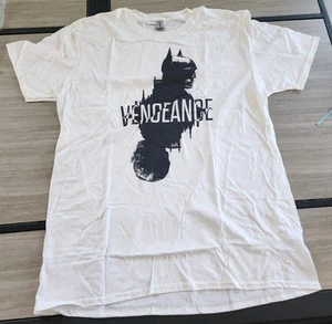 Batman Vengeance Graphic TShirt Gildan Size XXL White DC Comics Robert Pattinson - Picture 1 of 2