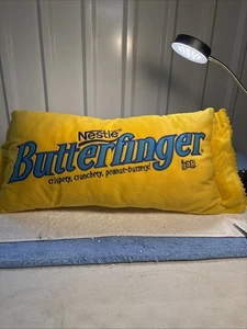 Vintage Nestle Butterfinger Bar Candy Pillow Plush Sweet Thang 24 x 10 in - Picture 1 of 5