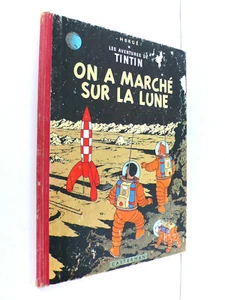 HERGÉ TINTIN ON A MARCHÉ SUR LA LUNE B 25 CASTERMAN 1958 BON ÉTAT - Imagen 1 de 11
