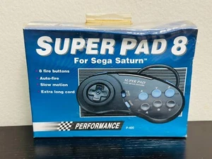Super Pad 8 Button Turbo Controller for Sega Saturn BRAND NEW FACTORY SEALED  - Picture 1 of 6