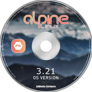 Sistema operativo Linux DVD instalación arranque en vivo Alpine Linux 3.22 64 bits - Imagen 1 de 2