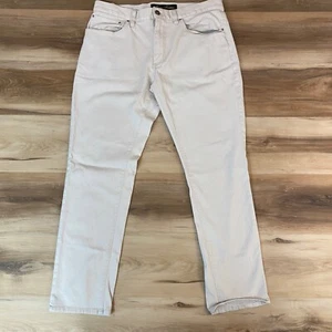 Brooks Brothers Pants Mens 34 x 30 Beige Flat Front 5 Pocket Stretch - Picture 1 of 9