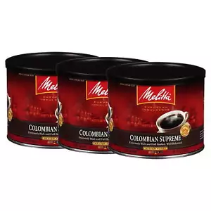 (3 pack) 22 oz Melitta Colombian Supreme Ground Coffee - Picture 1 of 11