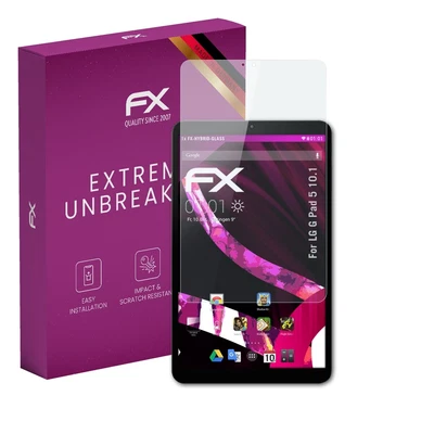 atFoliX Glass Protector for LG G Pad 5 10.1 9H Hybrid-Glass - Image 1 of 4