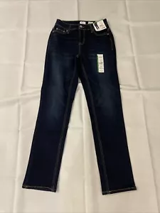 Time & Tru Mid-Rise Straight Leg Gr. 2 Regular Denim Jeans Stretch Neu - Bild 1 von 16