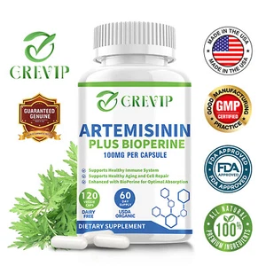 120 piezas Artemisinina - Ajenjo dulce, BioPerine - Salud intestinal, libre de transgénicos - Imagen 1 de 12
