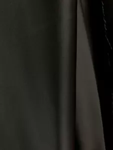 Schwarzer fester 100 % Polyester Mystique Satin Stoff (110 Zoll) Meterware - Bild 1 von 2
