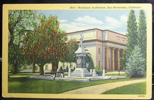 San Bernardino, California - Municipal Auditorium  unposted - Picture 1 of 2
