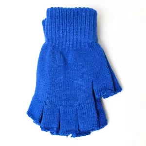 Children Kids Gloves Ages5-10 Back To School Fingerless - Picture 1 of 4