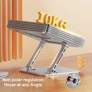 Height Adjustable Laptop Stand 360 Rotation Risers Reading Platform for Notebook - Afbeelding 1 van 8