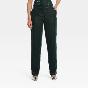 A New Day Damen Samthose hoher Bund gerades Bein Größe 17 - Bild 1 von 3
