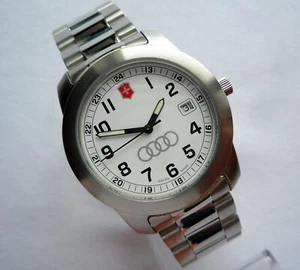 Audi by Victorinox Classic Lifestyle Sport Car Accessory Military Design Watch - Picture 1 of 24