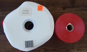 Red Ribbon Lot Velvet and Satin? Christmas - Picture 1 of 2