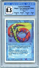 Lord of Atlantis MTG Revised CGC 8.5 NM-MT+ Card Magic WOTC Amricons 5109