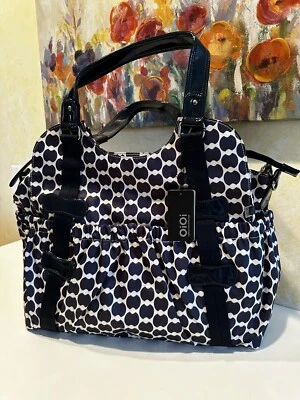 NUEVO Con Etiquetas, Bolsa de Pañales OiOi Eclipse Dot. Con accesorios. Bolsa de gimnasio BR Foto 1 de 4