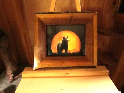 Adirondack style rustic wooden picture frames.   New price - Image 1 of 4