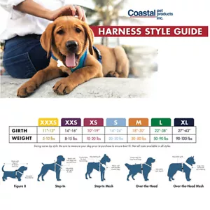 Coastal verstellbarer XS Spielzeug Rasse Welpe Hundegeschirr 10 - 18 Zoll Umfang - kostenloser Versand - Bild 1 von 4