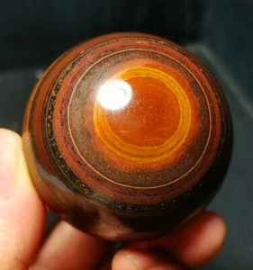TOP 210G bola de cristal de ojo de tigre colorida natural curación de China R121 - Imagen 1 de 16
