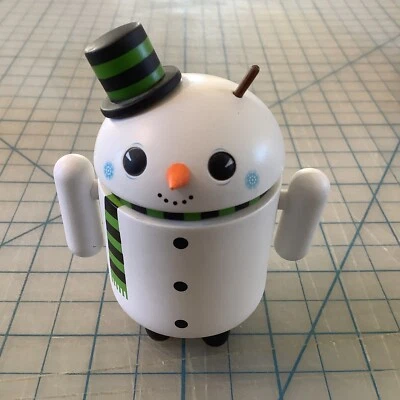 Android Mini Coleccionable: Muñeco de Nieve Copo Android Campana Edición Especial Vacaciones Foto 1 de 2