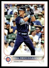 2022 Topps Greg Deichmann RC Chicago Cubs #395
