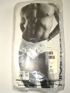 Vintage Package of 3 Calvin Klein Low Rise White Briefs Size 34 New Made in USA - Picture 1 of 5