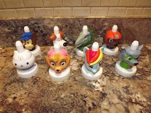 Good 2 Grow juice bottle cap lot, My Little Pony, Jurassic Park, Paw Patrol (8) - Imagen 1 de 4