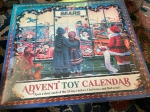 Vintage 1997 Countdown to Christmas Advent Calendar from Sears with toys NEW - Picture 1 of 2