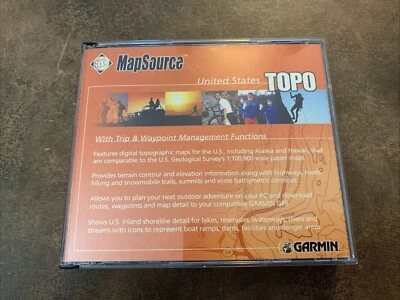 Garmin MapSource United States Topo 4 CD-ROM Set - Version 3.02 - Image 1 of 4
