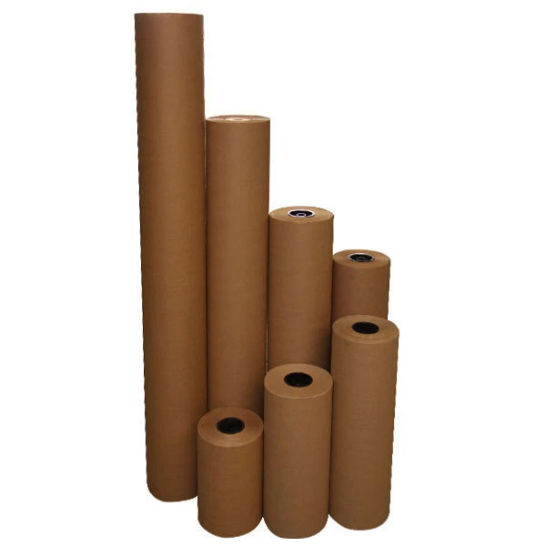 12" 40 lbs 900' Brown Kraft Paper Roll Shipping Wrapping Cushioning Void Fill - Image 1 of 1