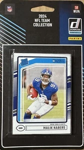 New York Giants 2024 Donruss Team Set Eli Manning Malik Nabers Rated Rookie PLUS - Picture 1 of 5