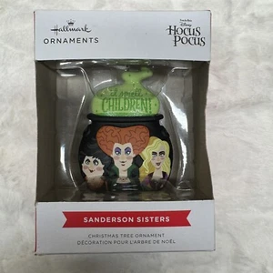 2023 Disney Hocus Pocus, "Sanderson Sisters Cauldron" Hallmark Ornament - Picture 1 of 8