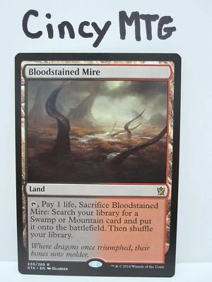 Bloodstained Mire - 1x x1 - Khans of Tarkir - KTK - NM - MTG Magic - Image 1 of 2